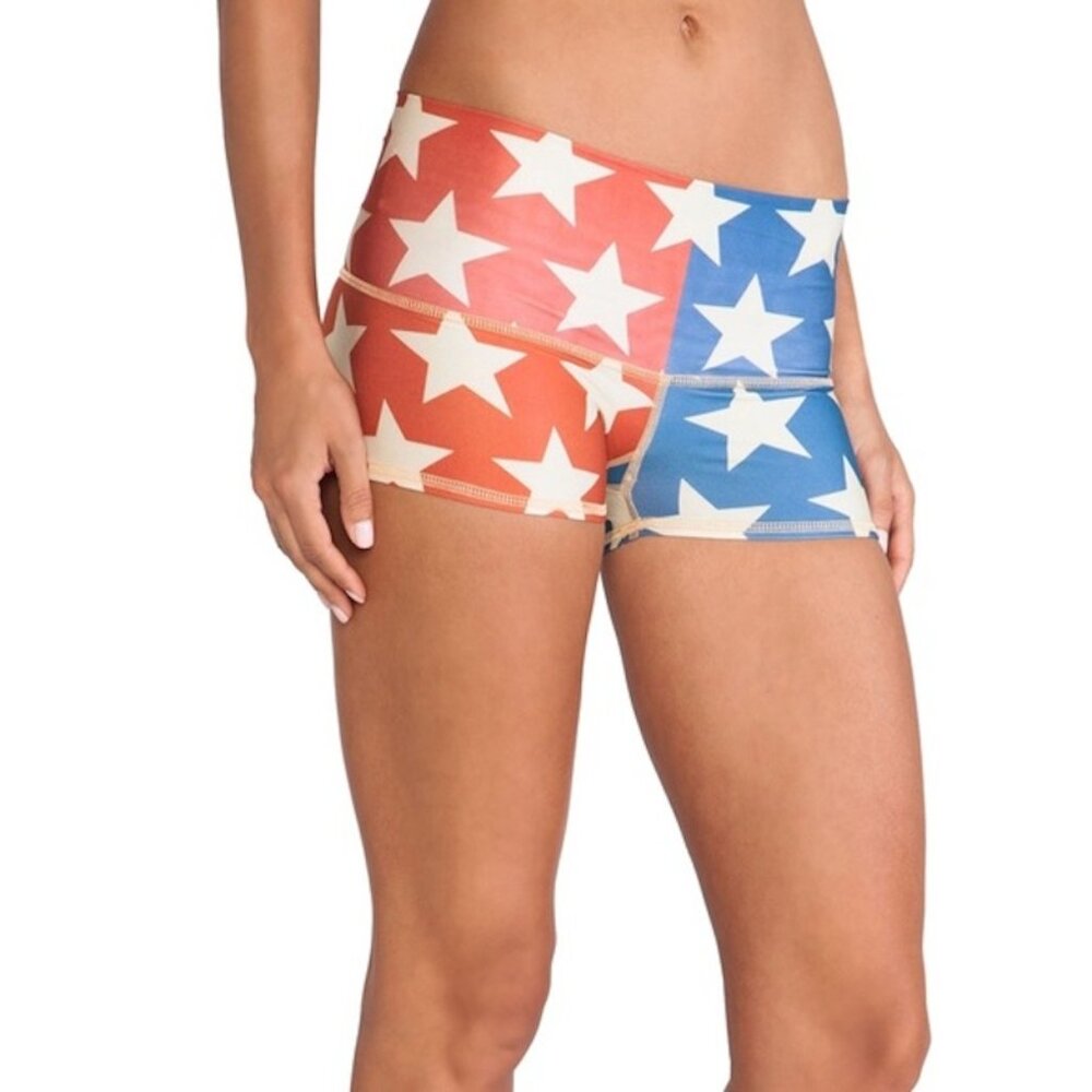 Teeki Star Power Shorts Red White Blue